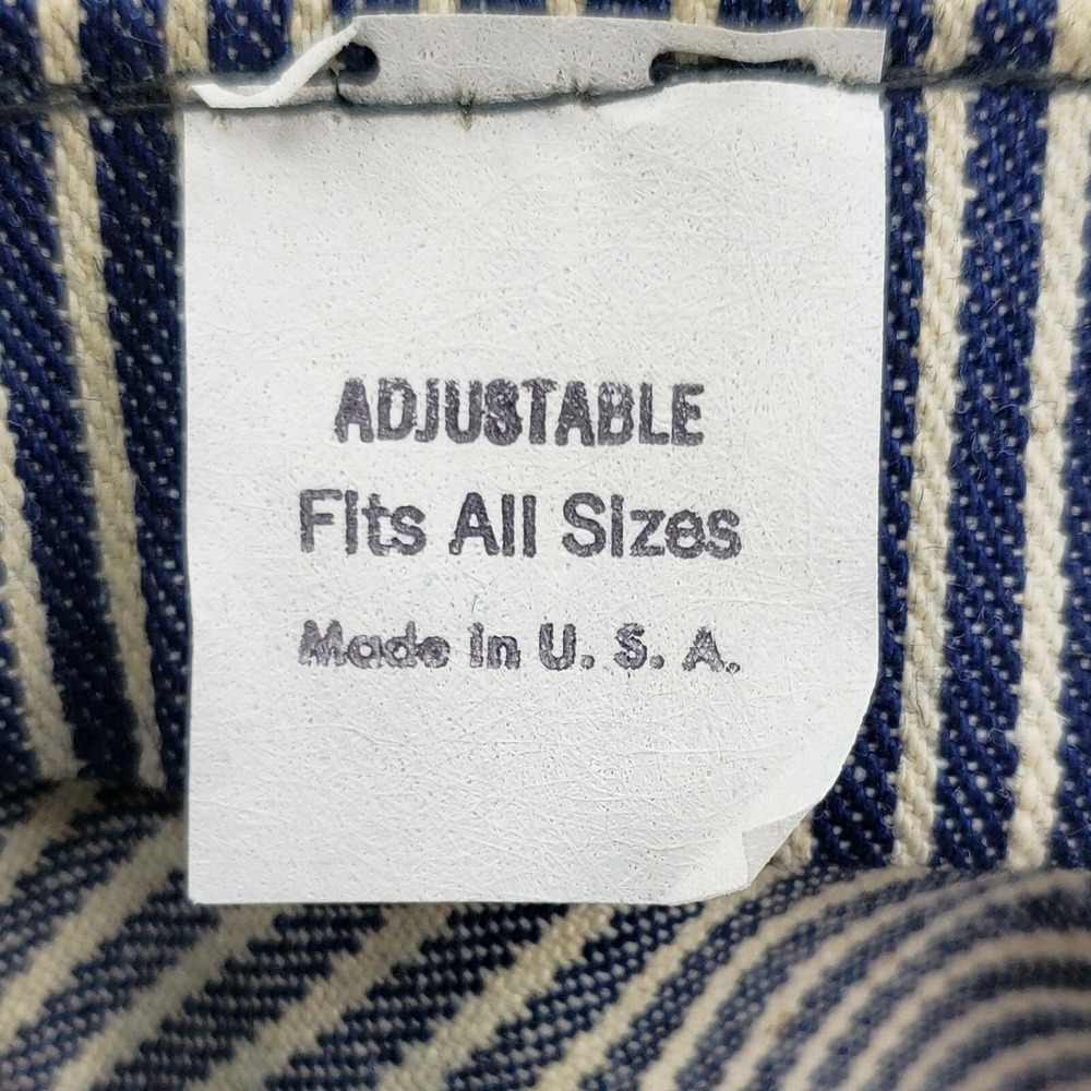 Pufferbelly Days Train Hat - Vintage 90s Denim Conductor Cap Patch Snapback‎ USA - Picture 8 of 8